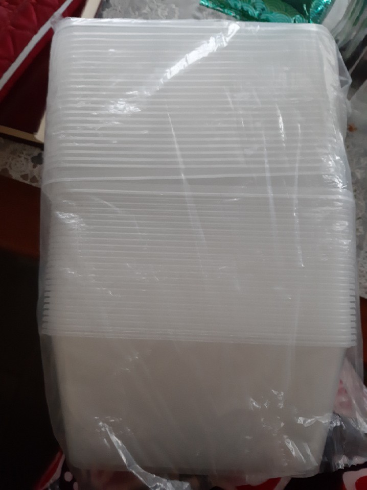 Thinwall 1000 Ml, Wadah Plastik, Lunch Box Plastik, Kemasan Makanan Plastik, Food Container