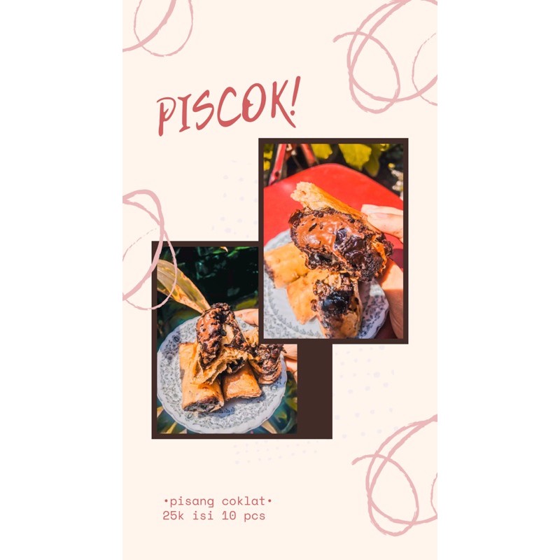 Pisang Coklat Lumer Premium (PISCOK)