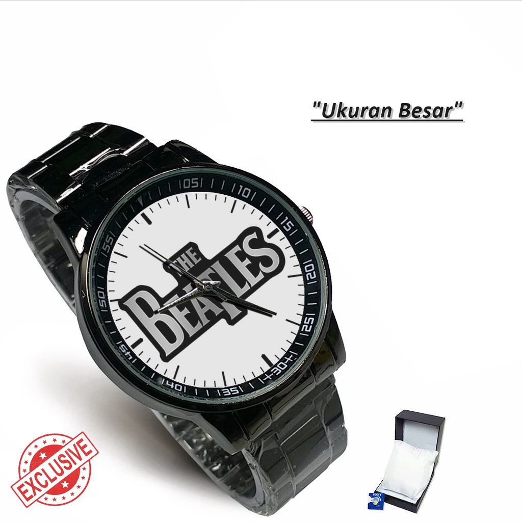 Jam Tangan Rantai Couple THE BEATLES (Nice)