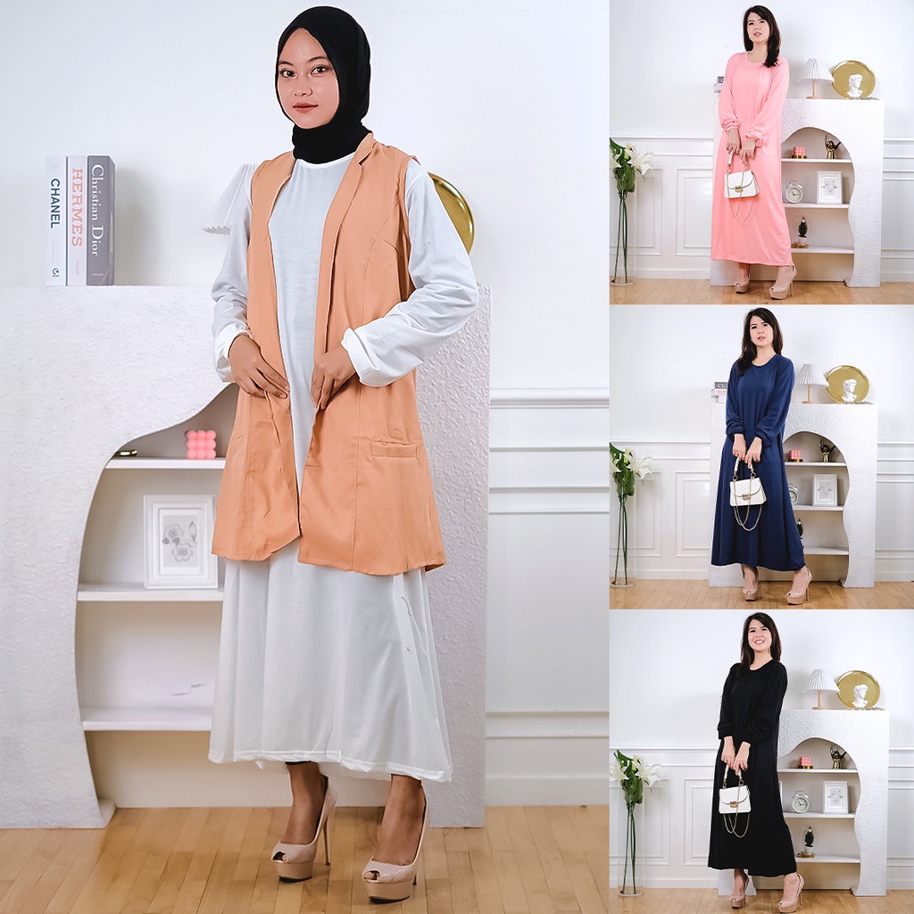 AFI - MC - Naima Oversize Long Dress SOFT SPANDEK