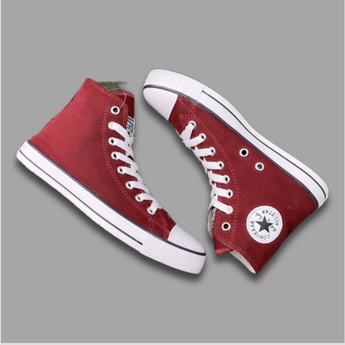 Promo Murah Sepatu Converse All star clasik Sepatu All Star tinggi Hitam Putih sepatu sekolah Pria Wanita