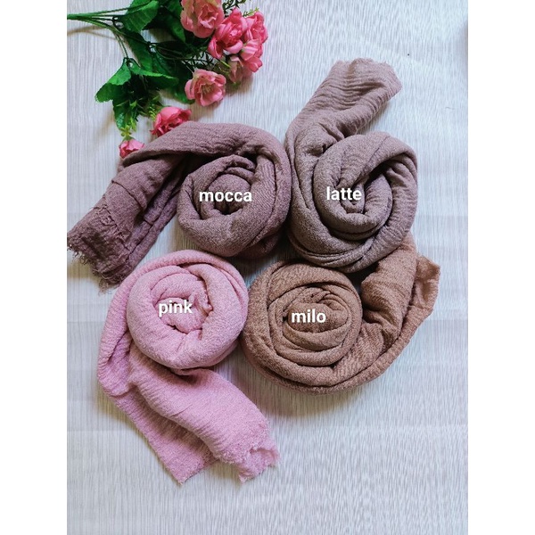 PAKET USAHA PASHMINA CRINKLE