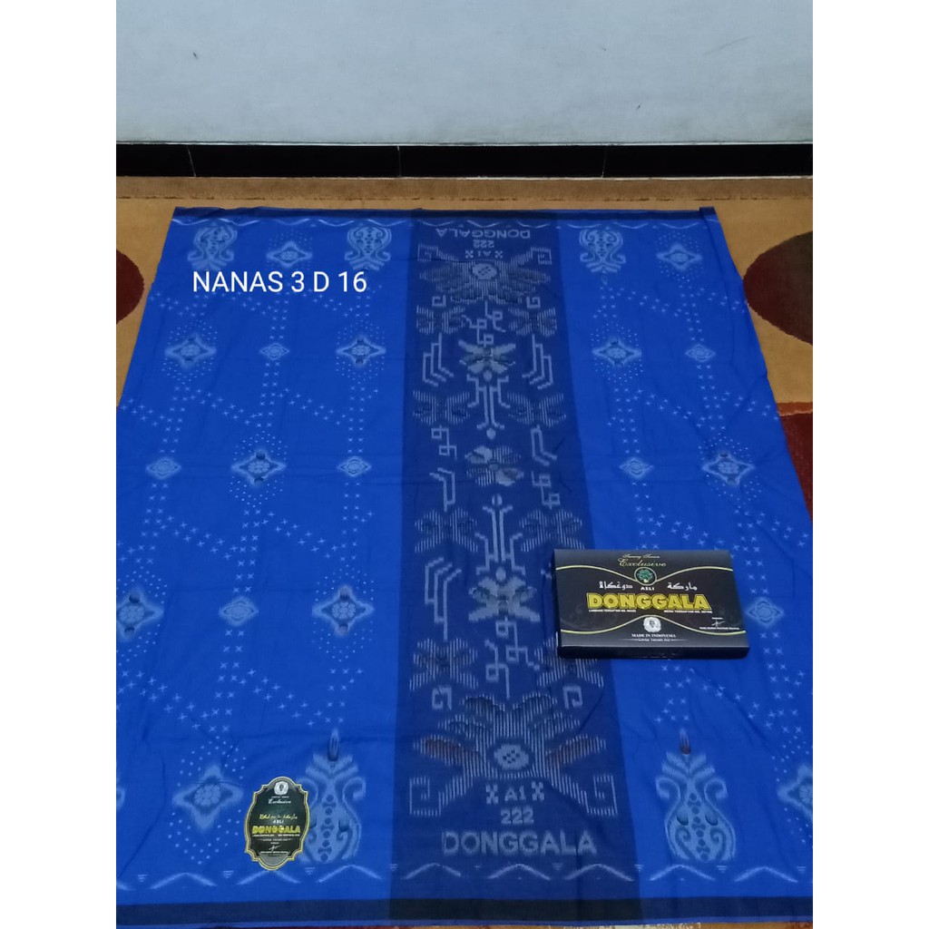 Donggala A1 222 Sarung Tenun Motif Nanas