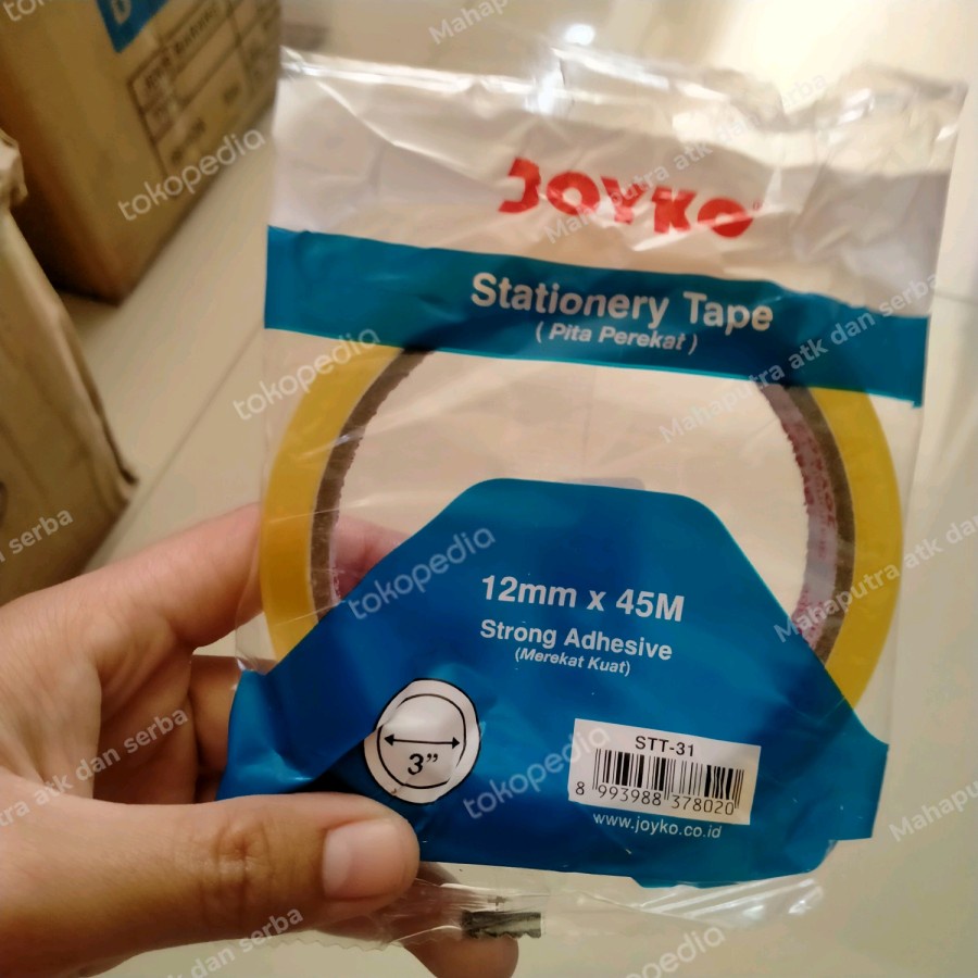 

ISOLASI 12mm solasi bening Joyko Murah Grosir