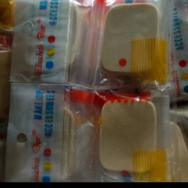 Spons bedak padat Elisabeth Dior isi 12 pcs