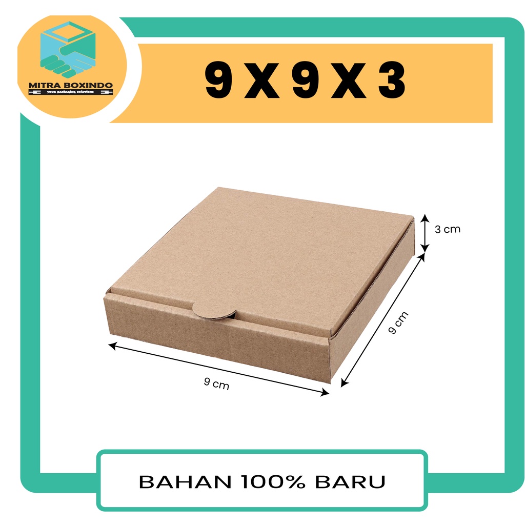 

Kardus Packing online shop 9x9x3, Die Cut