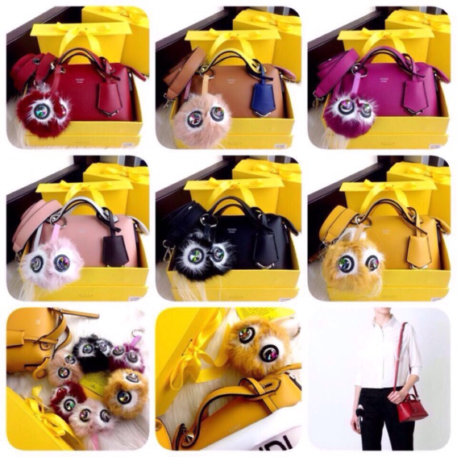 FENDI By The Way BB Bag Fall/Winter 2018 with  Crystal Monster Charm