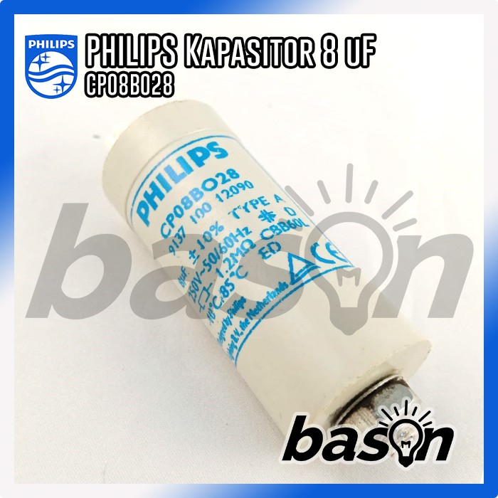 Philips Capasitor - 8 uF - CP 08BO28