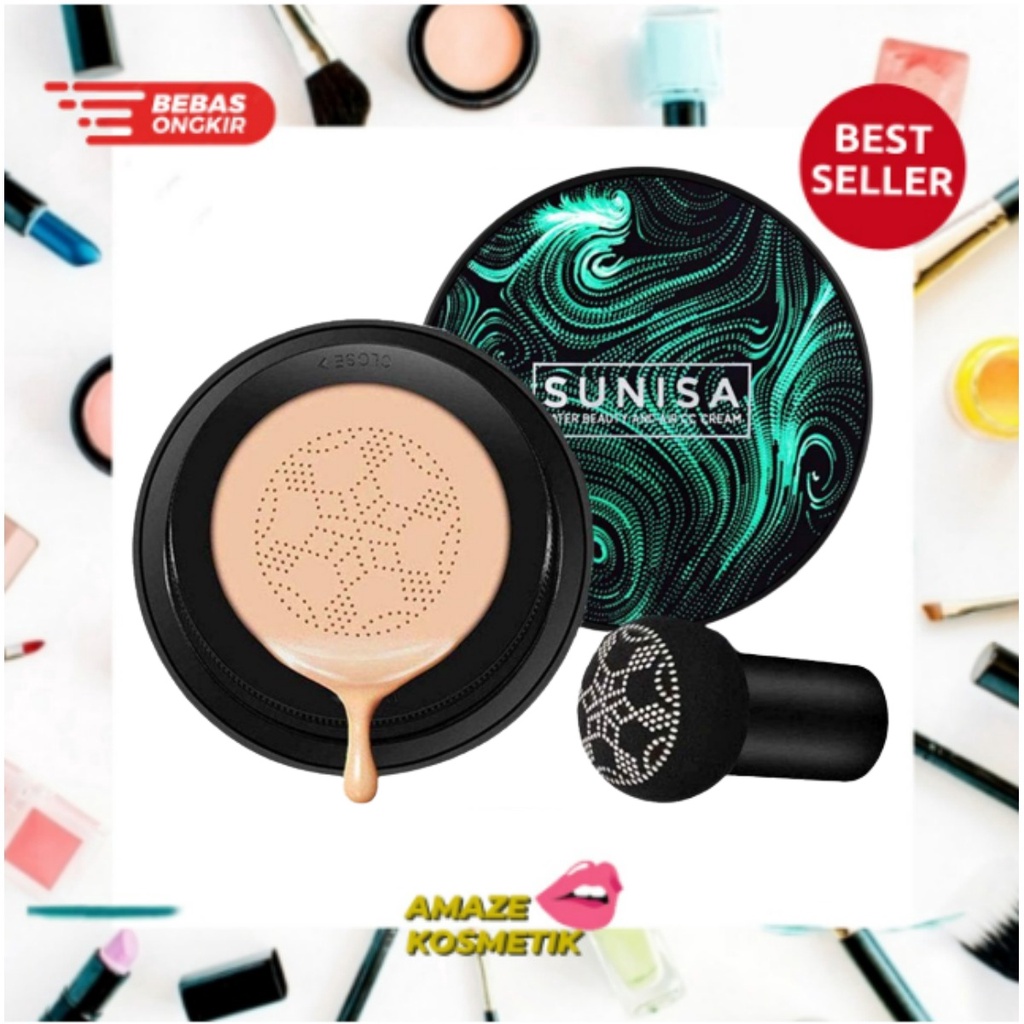 SUNISA BPOM Air Cushion Bb Cream &amp; Cc Cream / CUSHION SUNISA BPOM