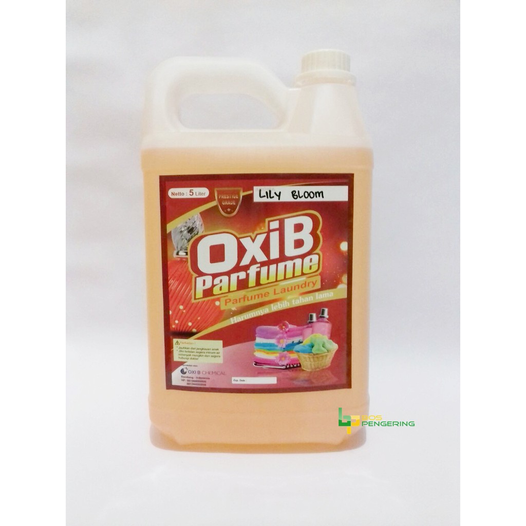 Pewangi Pakaian Laundry - OxiB Parfum Aroma Lily Bloom 5 Liter Segar Tahan Lama