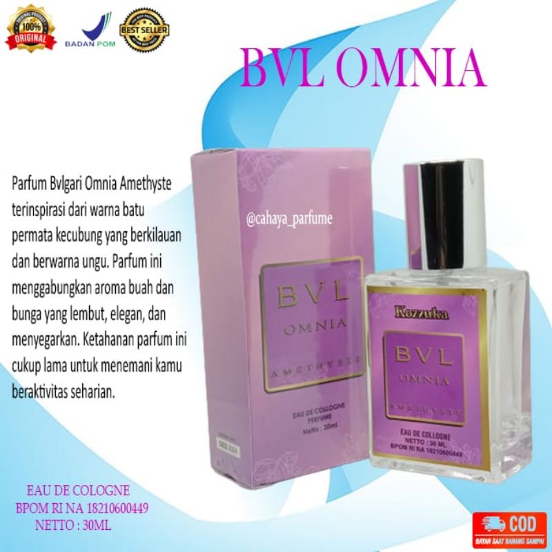 Parfum Bvlgary Omnia Amethis Original Parfum Bulgary Omnia Amethiste Parfum Wanita Bvlgari Omnia Amt