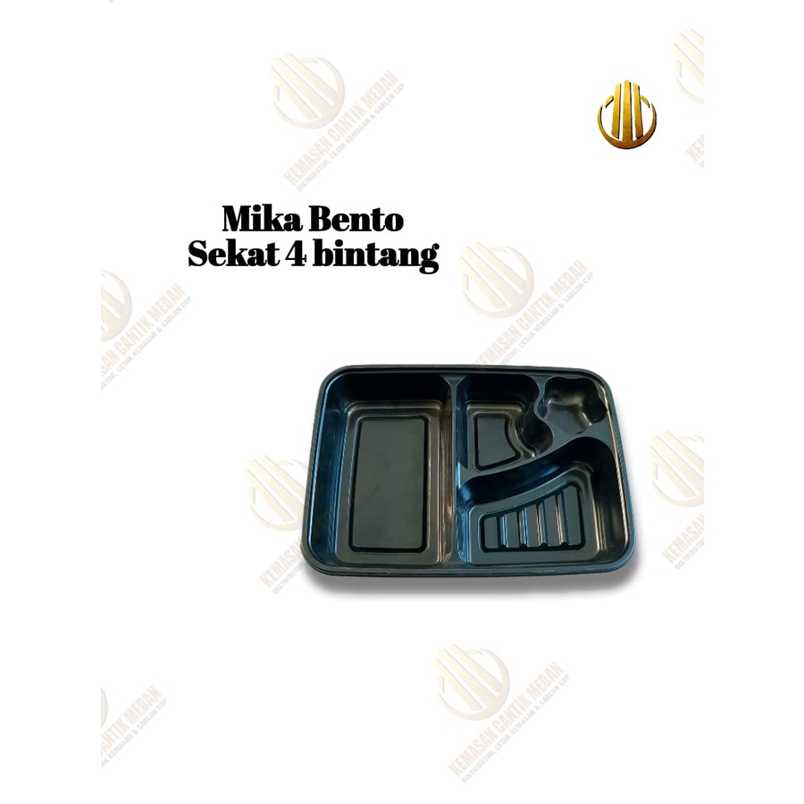 Kotak Makan Bento/Kotak Nasi Bento/Kotak Bento sekat 4
