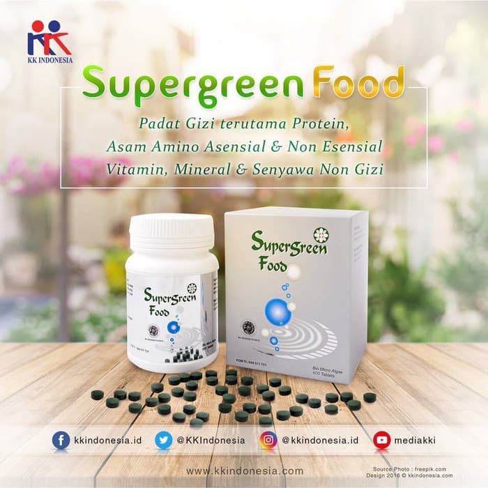 "Super Green Food 600 tab SGF"