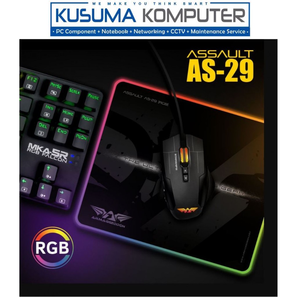 Mouse Pad RGB Armaggeddon AS-29R Mouse Pad Gaming