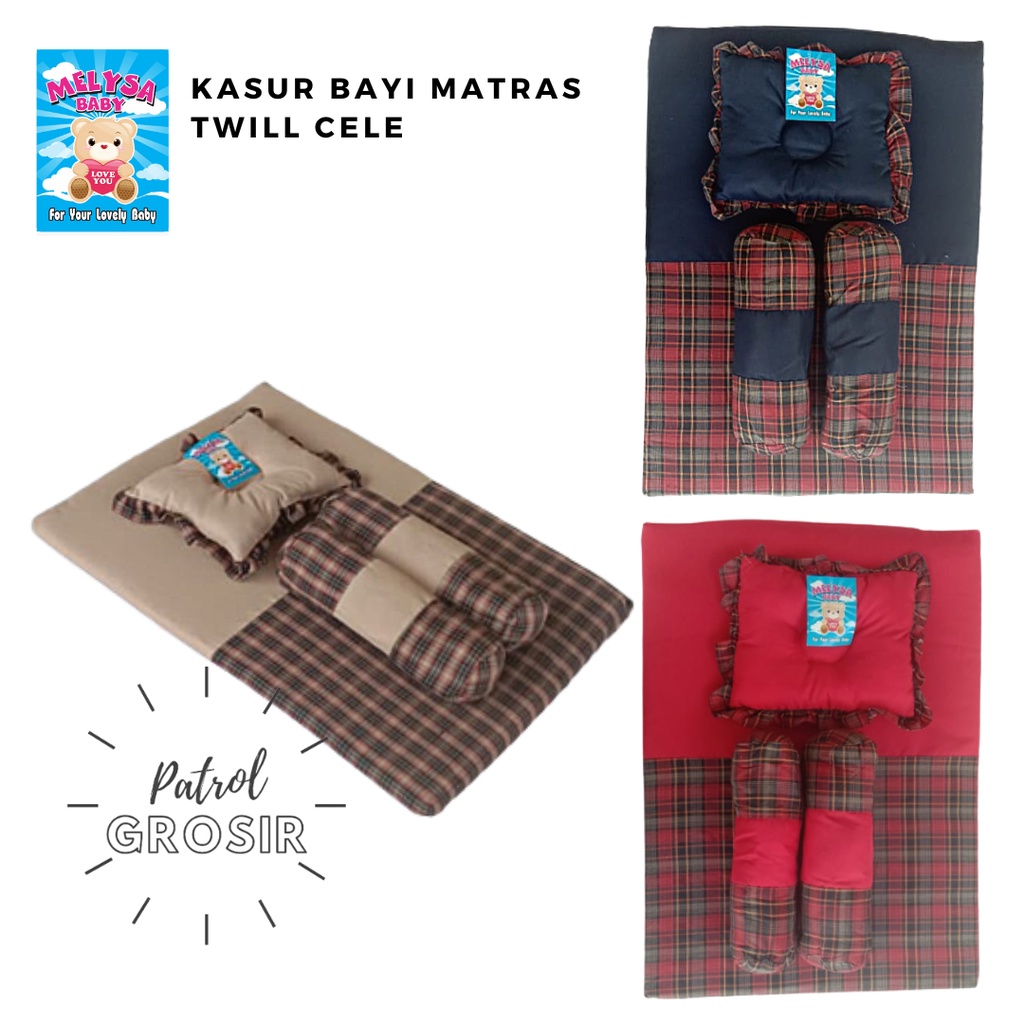 KASUR MATRAS BAYI KARAKTER  SET BANTAL GULING TERMURAH