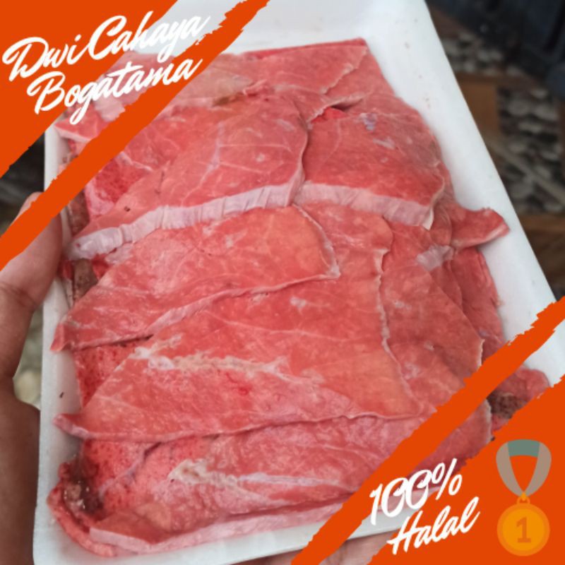 

Paru slice paru sapi iris tipis 500gr