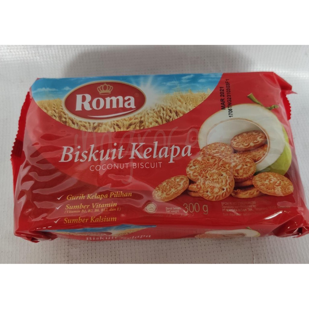 

ROMA BISKUIT KELAPA 300gr