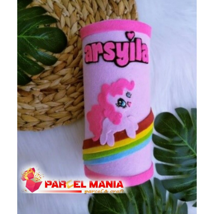 BEST PRODUCT  Celengan Flanel Karakter Kuda Ponny / Celengan Karakter Pink / Celengan Hias Karakter 