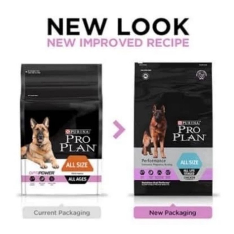 proplan dog all size performance 20 kg/makanan anjing GO-SEND