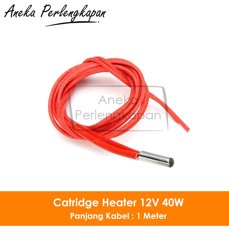 Ceramic Catridge Heater DC 12V 40W / Pemanas DC 12V 40W
