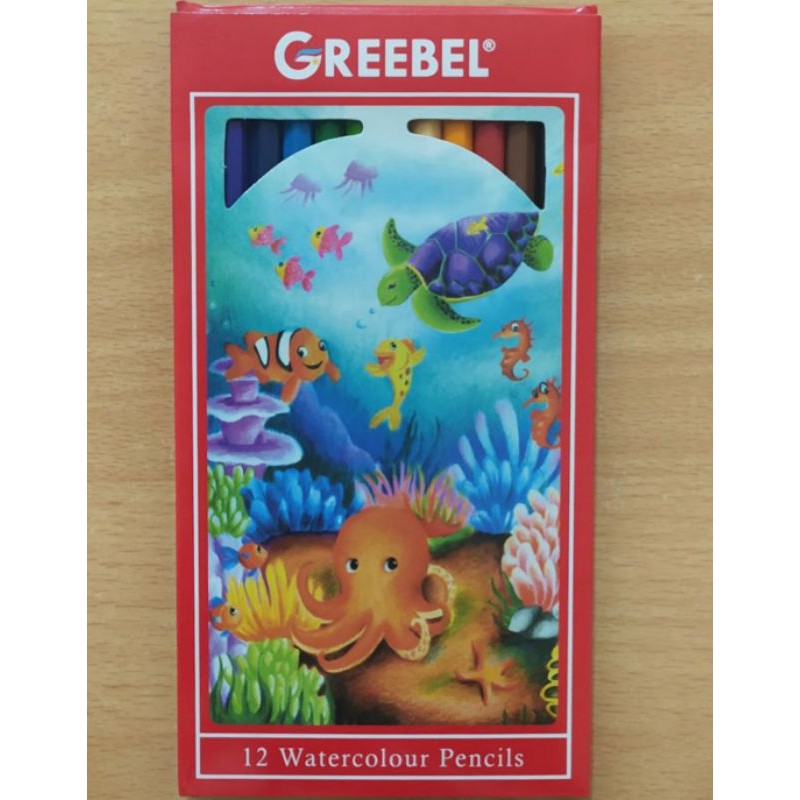 

Greebel Pensil Warna Color Pencil WaterColour 12 Warna 8012