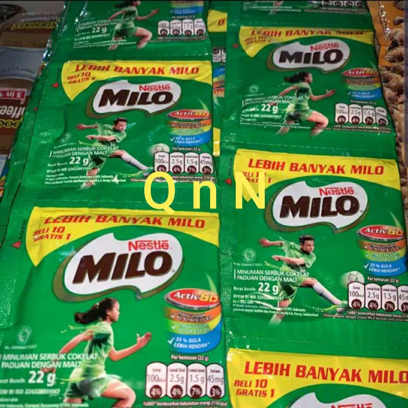 

Susu Milo Activ Go susu bubuk 1 renceng isi 10 pcs x 22 gr