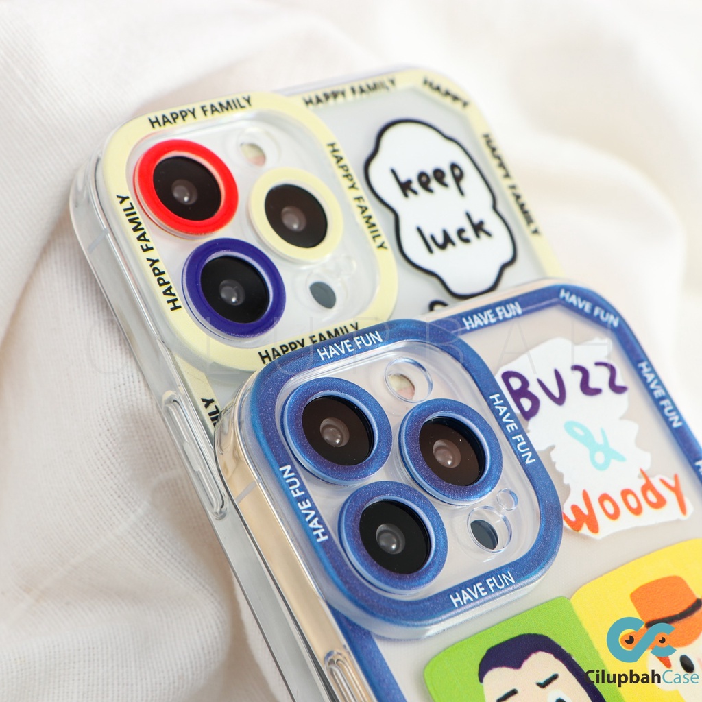 Soft Case Vivo Y12 Y15 Y17 Y91 Y93 Y95 Y91C Y12S Y20 Y21 Y30  Cartoon Snoopy and Toy Story Full Lens Cover