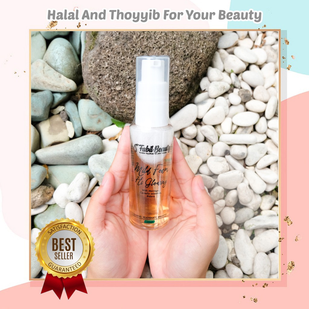 MILD FOAL HI GLOWING FABIL SKIN - kosmetik herbal alami dengan 8 authentic sunnah herbal