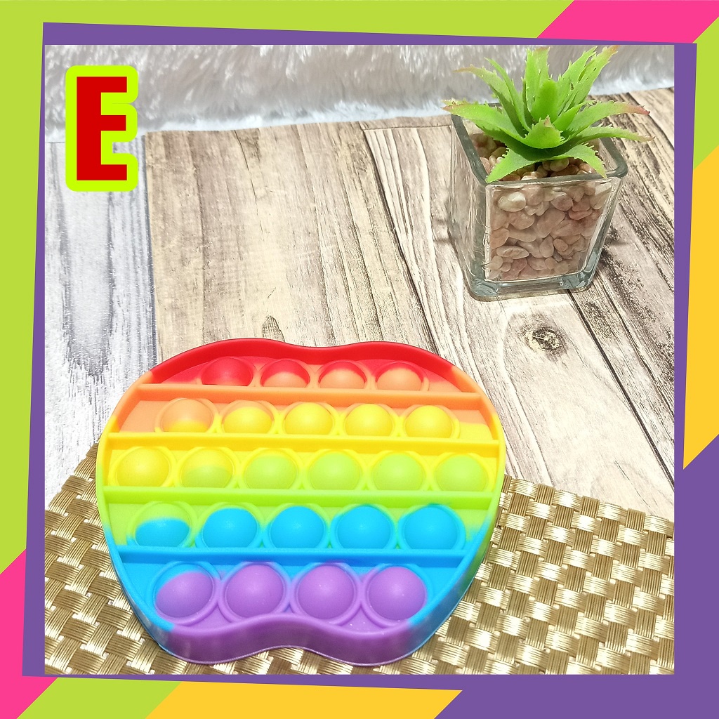 1545 / Pop it fidget push sensory / Pot bubble sensory toy penghilang stress / Toys bubble stress relieve pop-E. 11 CM