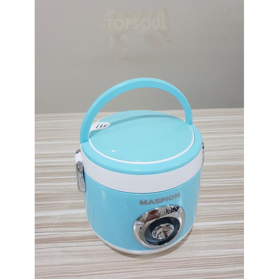 Jual Biru Mini Travel Cooker Maspion Mrj Rice Cooker Kecil Mrj Shopee Indonesia