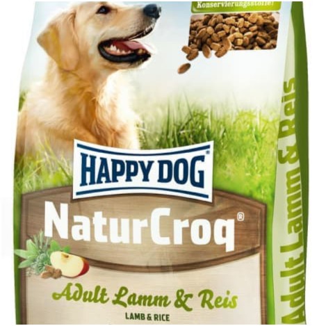 Happy Dog Nature Croq Lamb &amp; Rice 1kg Repack - Makanan Anjing