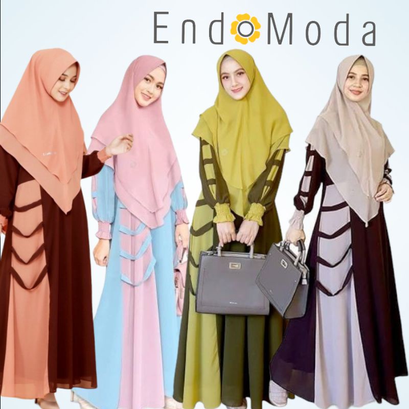 GAMIS ENDOMODA BD71 SATU  SET HIJAB