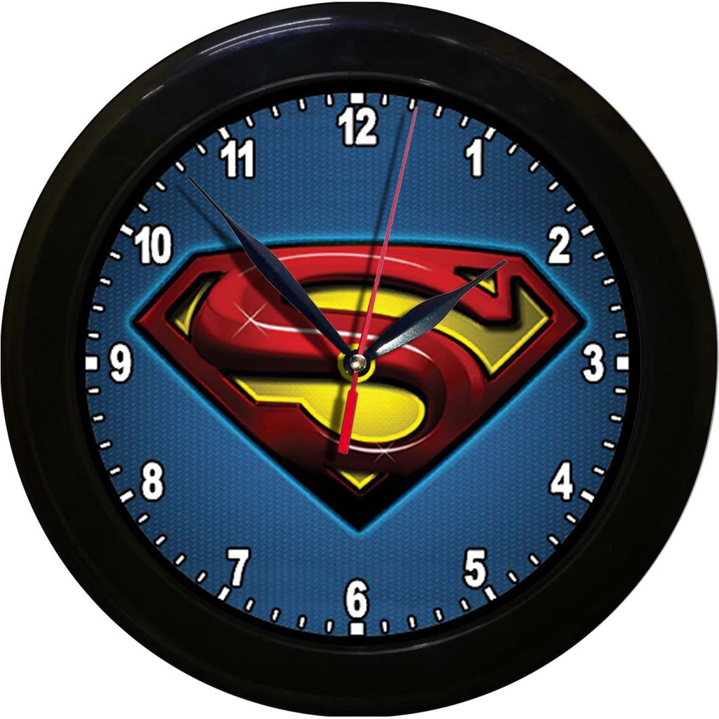 JAM DINDING SUPERMAN 2   (DIAMETER 30CM)