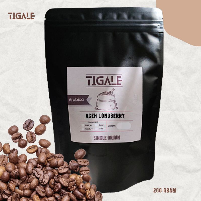 

TIGALE - KOPI ARABIKA ACEH LONGBERRY 200G