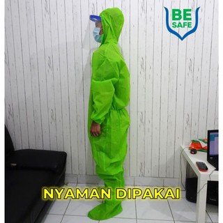 HAZMAT SUIT TASLAN PARASUT BAJU  APD WASHABLE TERJAMIN 