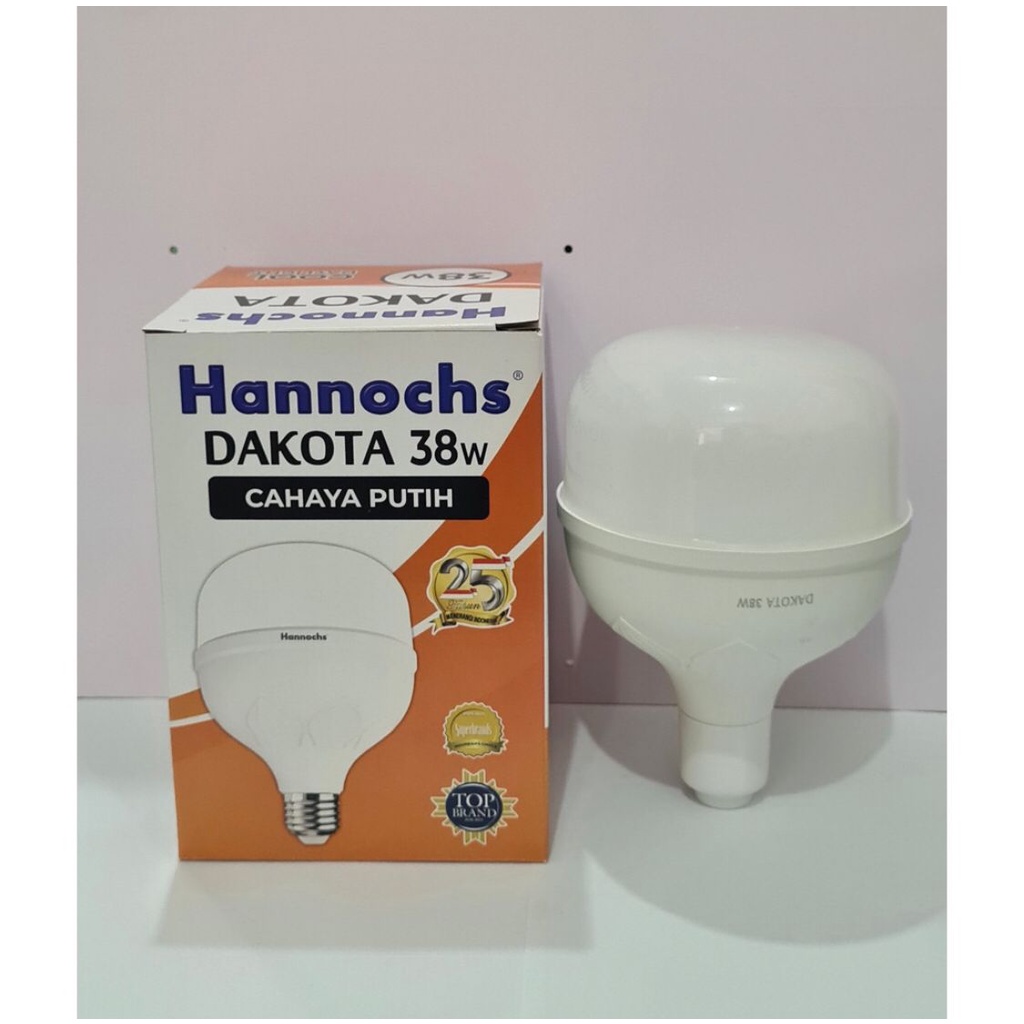 Terbaru!!!!! Hannochs Dakota 38 Watt Bohlam LED Putih/CDL