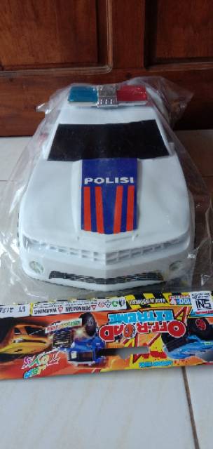 ST2128 Mainan Mobil polisi ukuran besar pull back tidak menggunakan baterai dan tidak bisa nyala