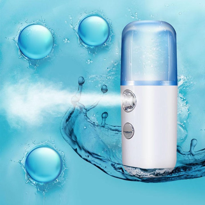 Nano Spray Humidifier Wajah Face Mist Sprayer Pelembab Wajah Facial Nano Mist Elektrik