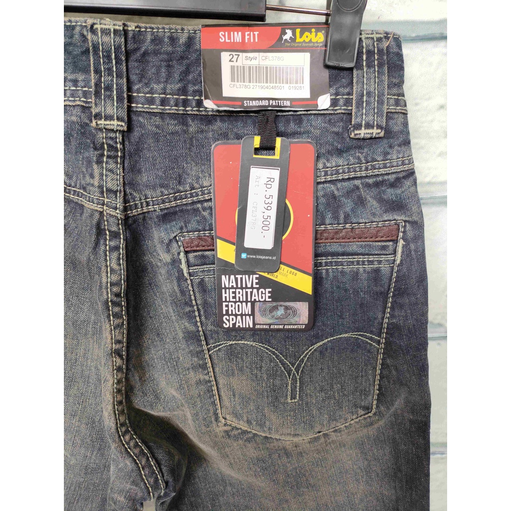 Celana Jeans Lois Slimfit CFL378G Original