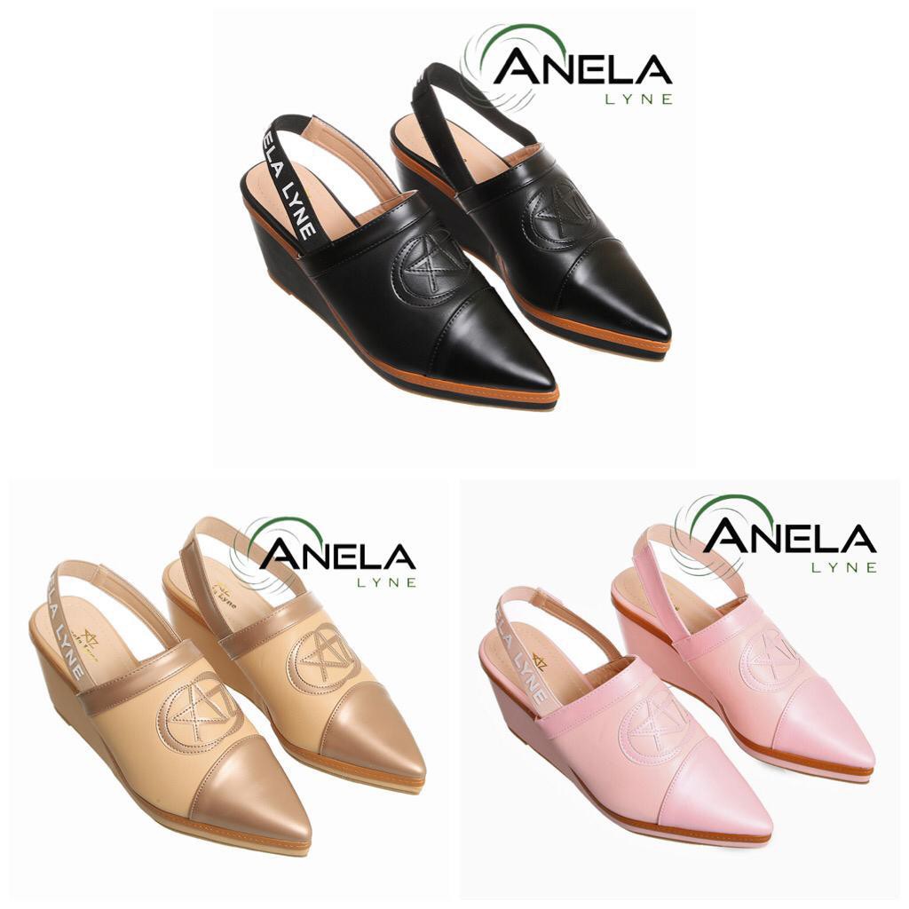 ANELA LYNE SEPATU WEDGES SLINGBACK 5230-1