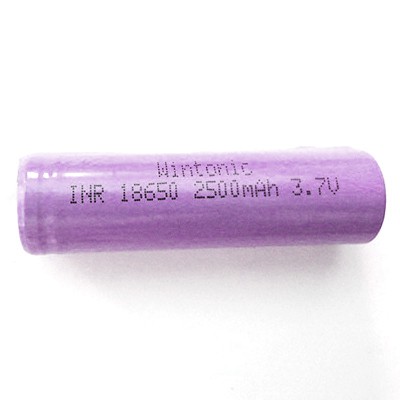 Baterai 18650 INR 3.7V 2500mAh Flat Top