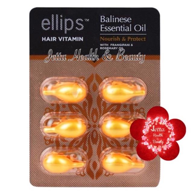 Jual Ellips Hair Vitamin Bali Nourish & Protect or Bali Nourish & Soften 6  Capsule | Shopee Indonesia