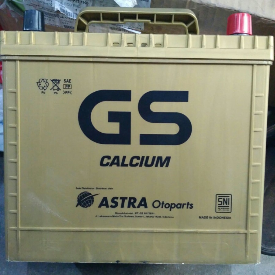 Aki GS Calcium 65B24LS 12v - 55Ah Aki Mobil / Battery GS ASTRA (Aki Kering) Original ASTRA