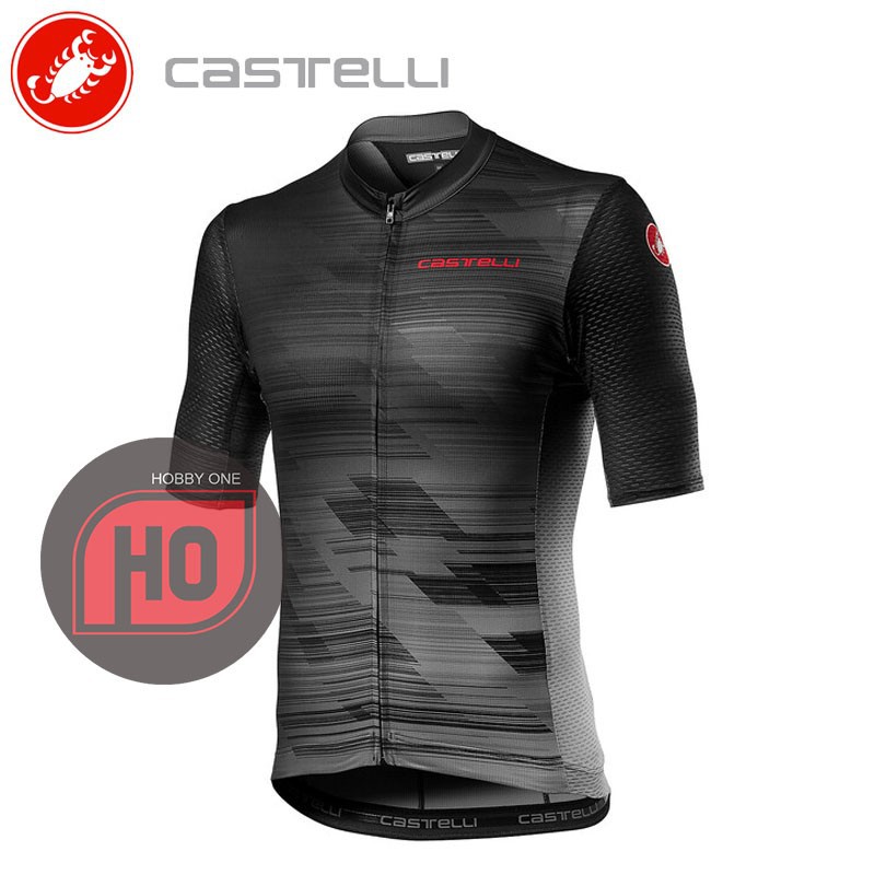 CASTELLI RAPIDO JERSEY MEN DARK GRAY Short Sleeve - Jersey Sepeda