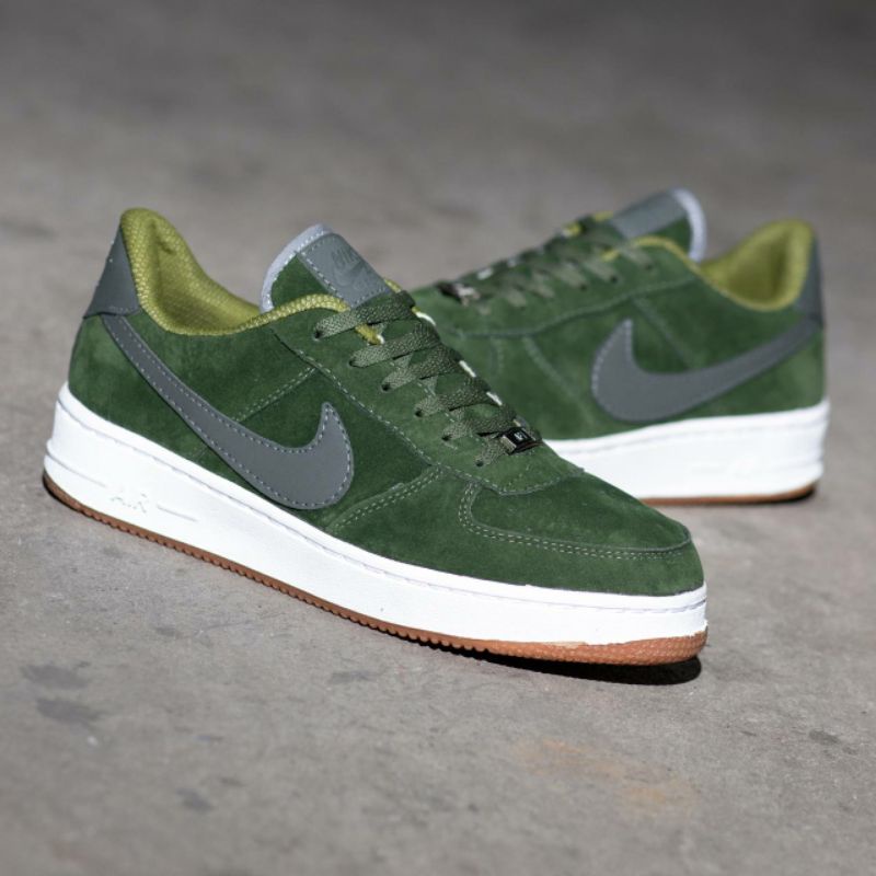 nike air force 1 olive green grey gum