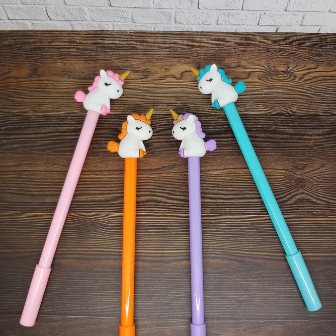 

(4pc) Pulpen Penaa Karakter Bentuk Kepala 217 Unicorn Lucu Bolpen Karakter Unik Pulpen Karakter Gel Imut Pulpen Gel Pena