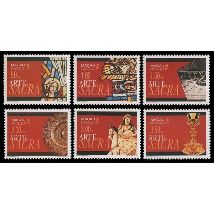 

Satu Set Perangko Macau 1994 Stained Glass & Sacral Art Stamp