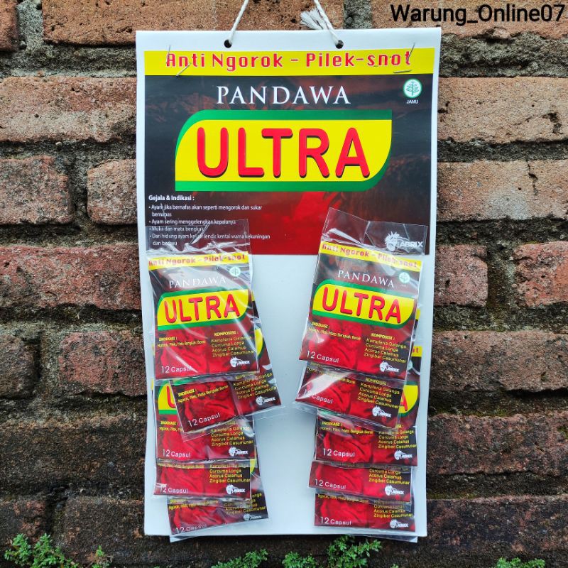 Obat Ayam Ngorok Pandawa ULTRA Pencegahan dan Pengobatan Ayam Sakit Ngorok Pilek dan Snot