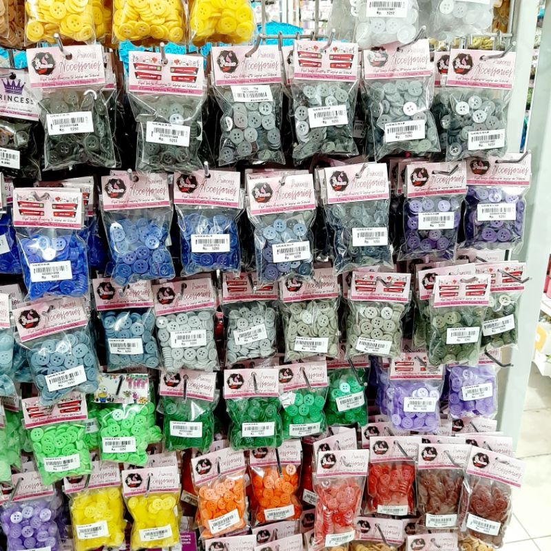 Kancing SE/Kancing Kemeja /Kancing Baju /Kancing lubang 4 /Kancing Palstik