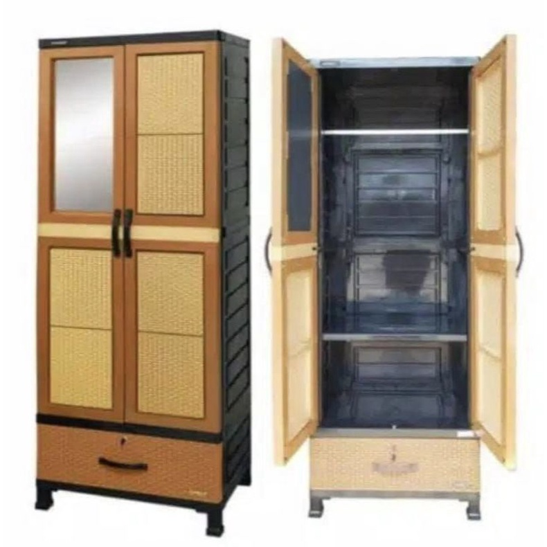 Lemari Napolly Kaca Gantungan